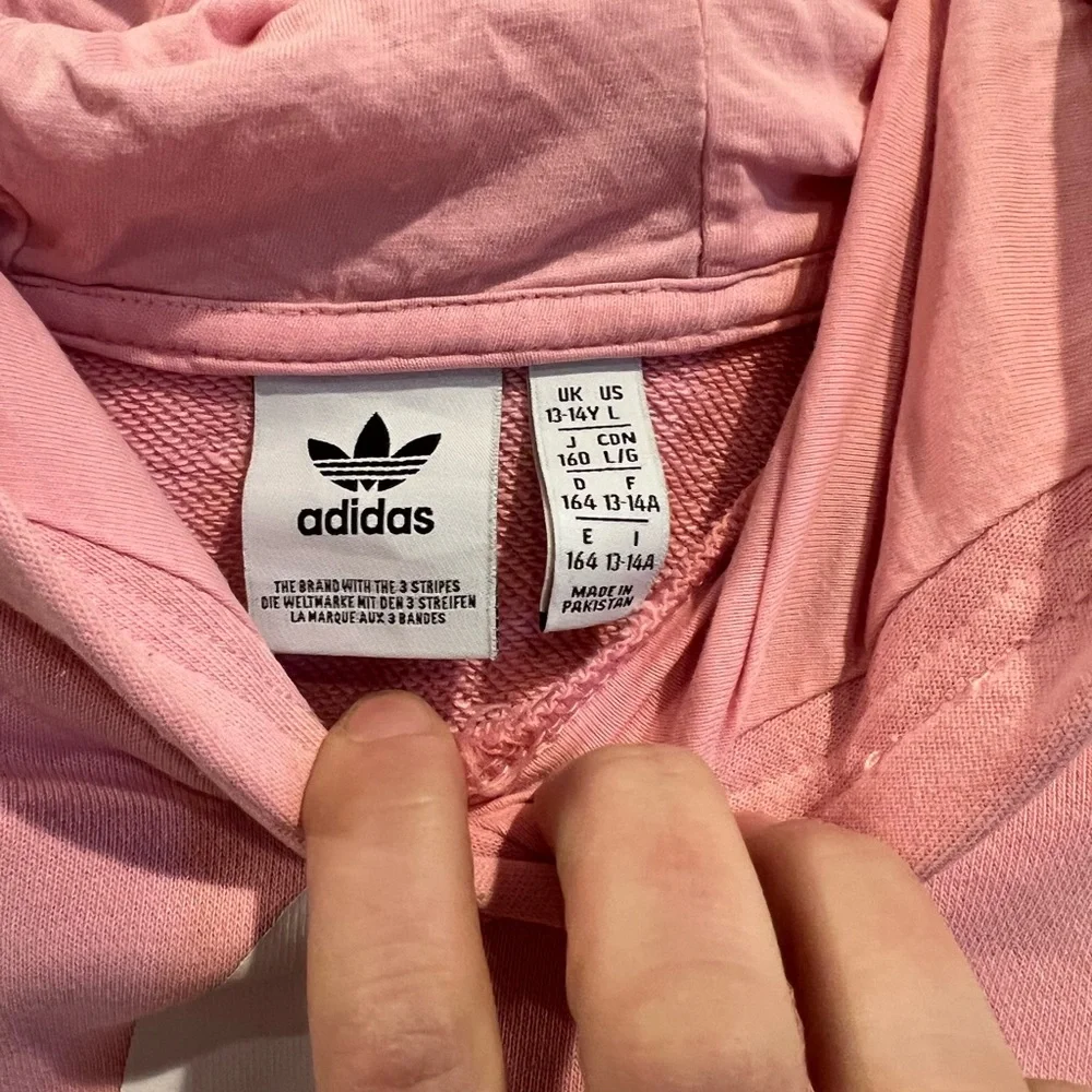 ADIDAS SWEATER PINK FOR GIRL - Picture 2 of 3